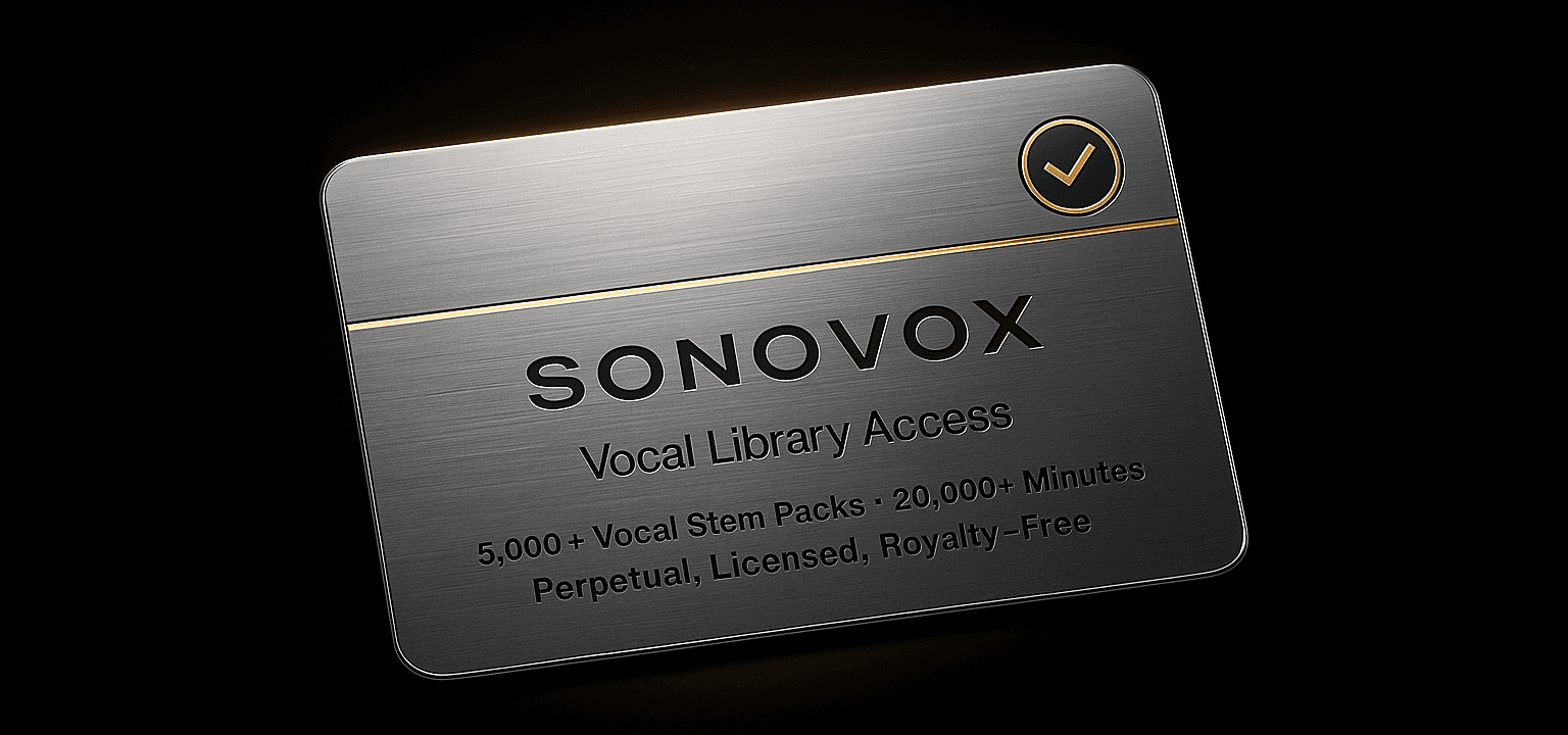 Sonovox Vocal Library access card